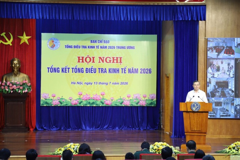 Hội nghị Tổng kết Tổng điều tra kinh tế năm 2026 Trung ương