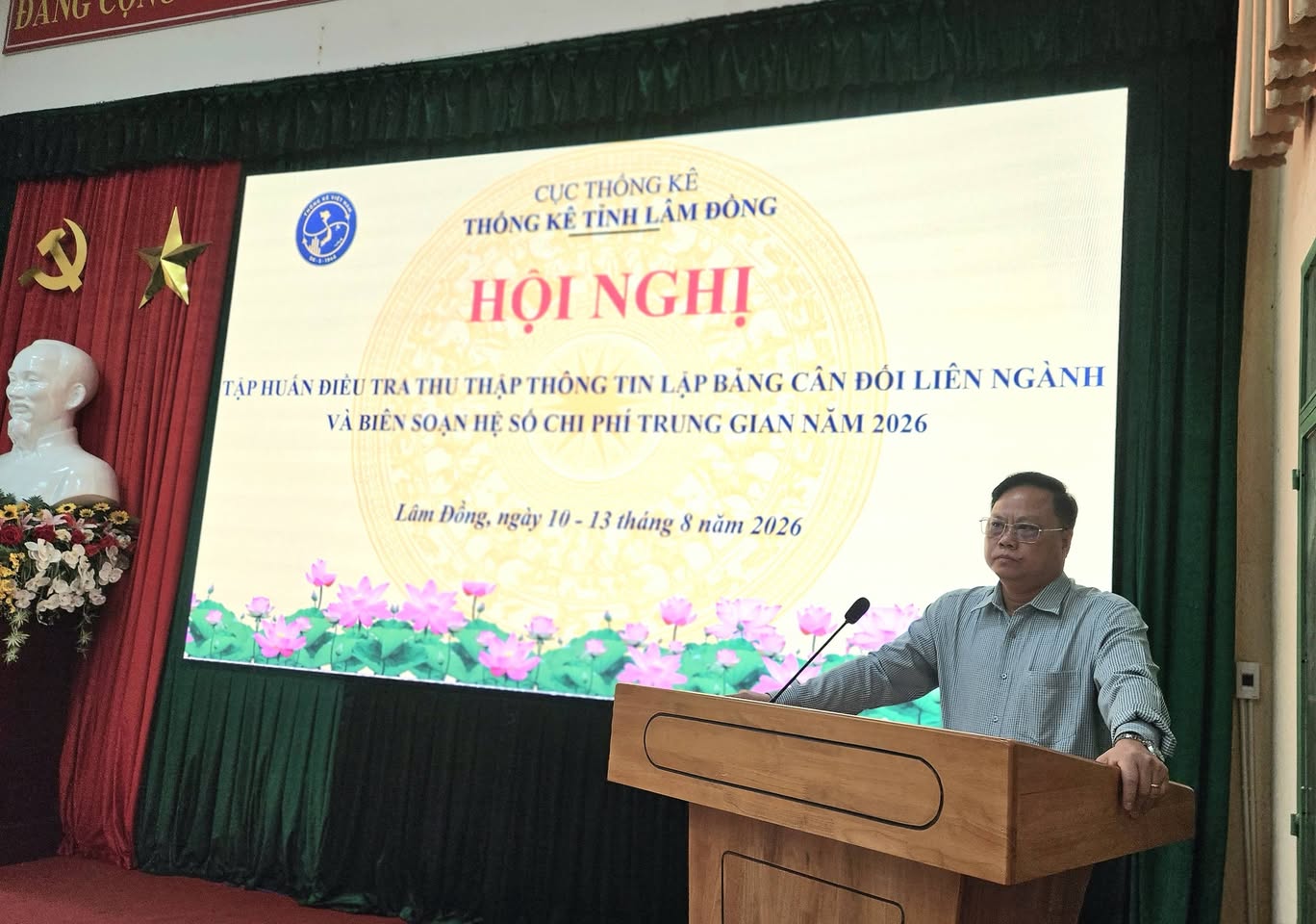 Thống kê tỉnh Lâm Đồng tổ chức Hội nghị tập huấn Điều tra thu thập thông tin lập bảng cân đối liên ngành và biên soạn hệ số chi phí trung gian năm 2026
